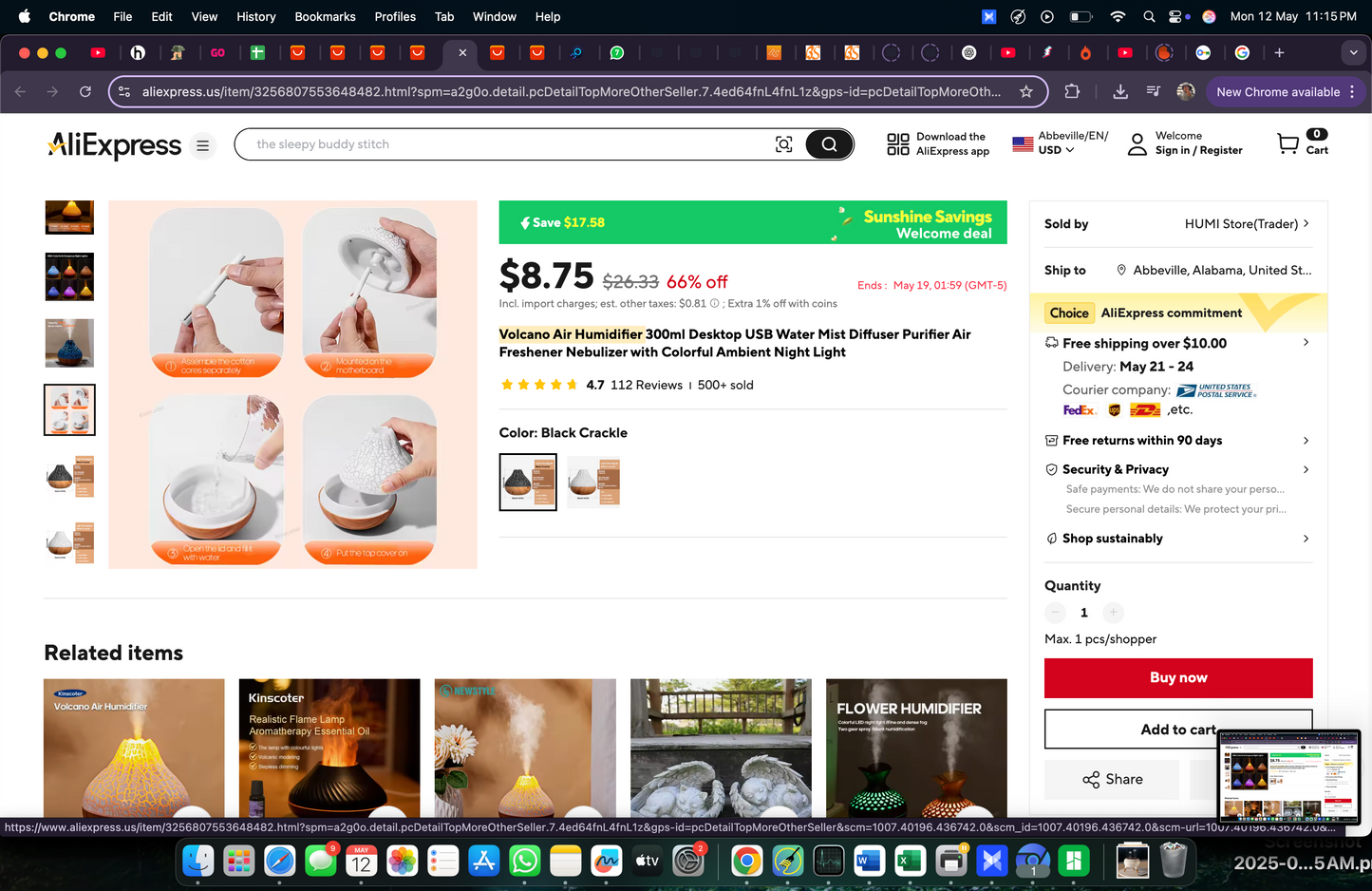 Volcano Air Humidifier