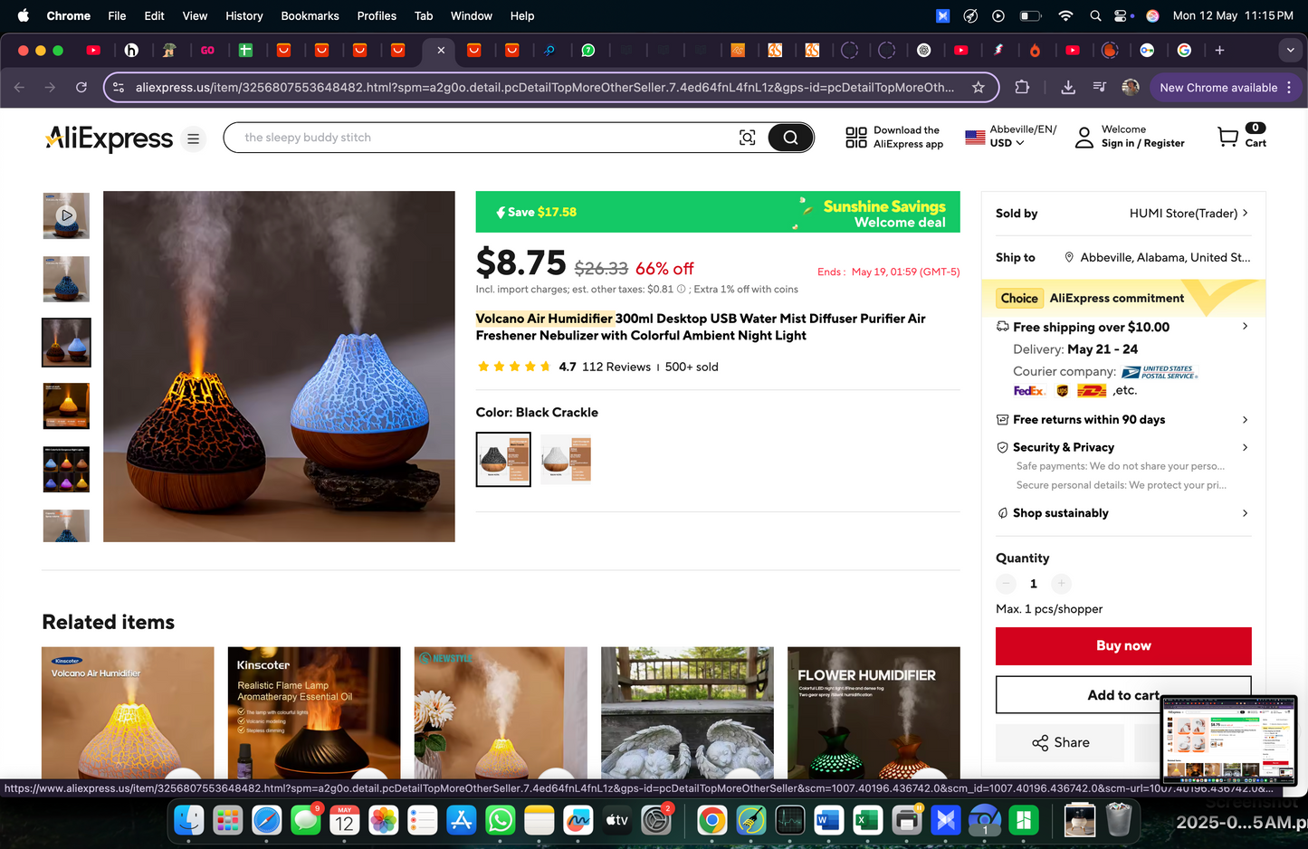 Volcano Air Humidifier